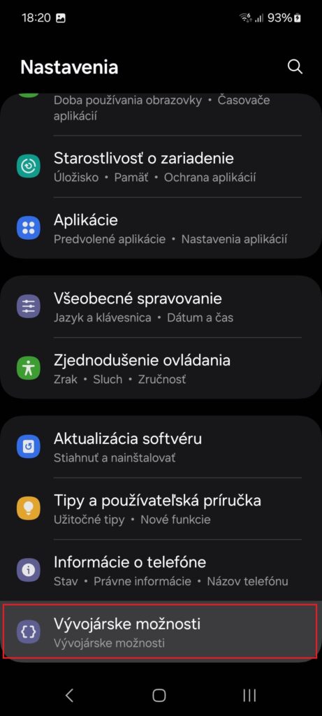 Android, Vývojárske možnosti